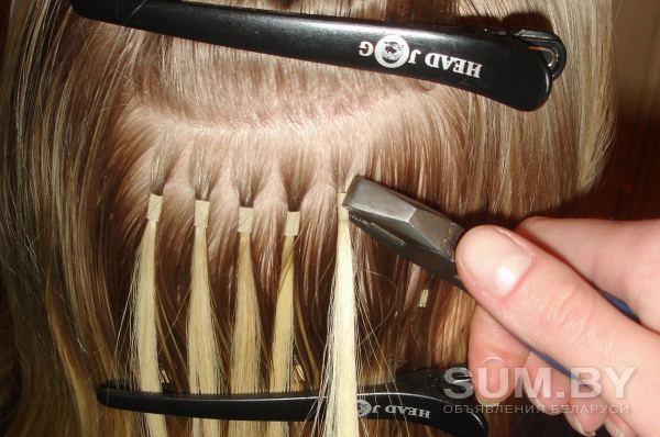 Капсульное (горячее) наращивание волос в Гомеле от парикмахерской студии Sharm Club