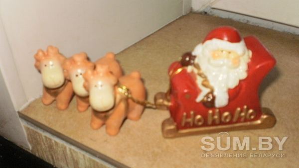 Сувенир Дед Мороз на санях объявление Продам уменьшенное изображение 