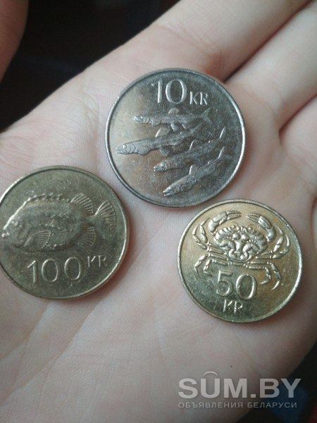 Исландия набор 5 монет UNC - рыбы