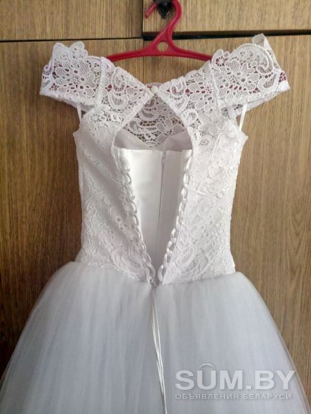 Свадебное платье б/у в хорошем состоянии объявление Продам уменьшенное изображение 