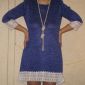 Продам новое нарядное синее платье объявление Продам уменьшенное изображение 3