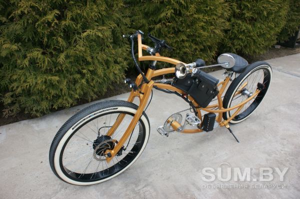 Электровелосипед электровелочоппер кастом байк объявление Продам уменьшенное изображение 