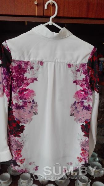 Новая стильная рубашка-блузка р-р46 объявление Продам уменьшенное изображение 