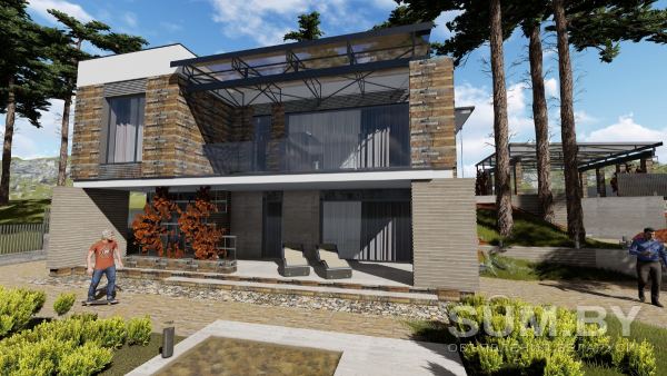 Визуализация фасадов, 3D проект дома, услуги архитектора в миснке объявление Услуга уменьшенное изображение 