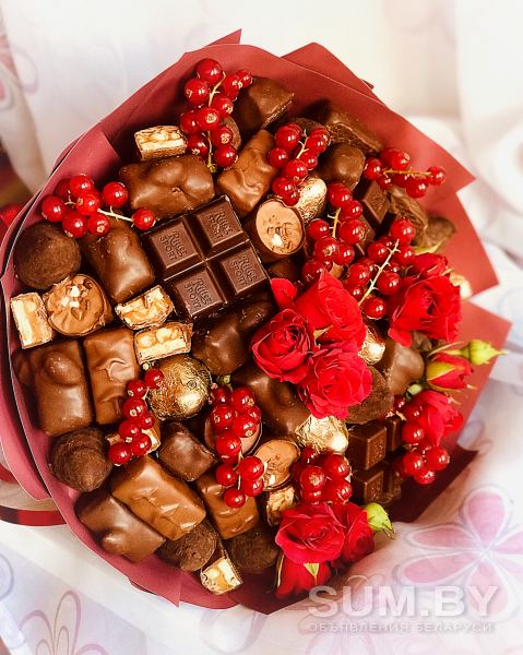 Букеты из сухофруктов, конфет, различных сладостей, фруктов объявление Продам уменьшенное изображение 