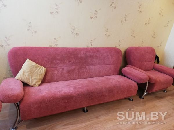 Мягкий уголок. 2 дивана и 1 кресло.3+2+1 объявление Продам уменьшенное изображение 