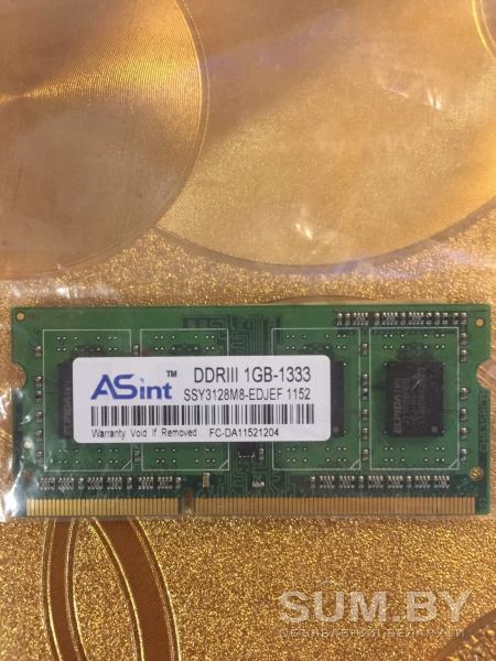 Оперативная память ASint объявление Продам уменьшенное изображение 