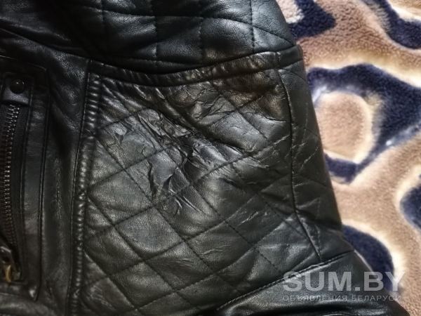 Мужская кожаная куртка объявление Продам уменьшенное изображение 