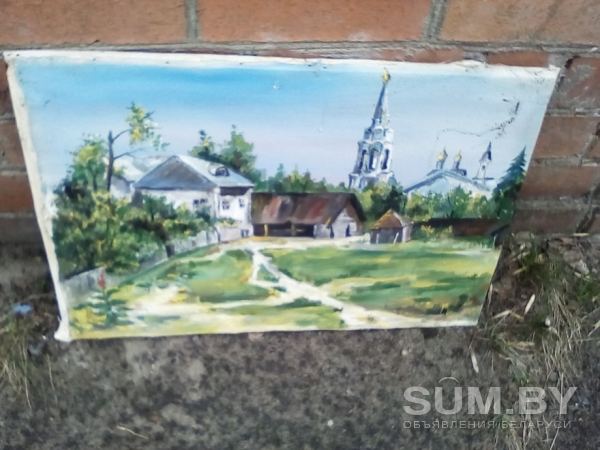 Картина московская деревня поленов