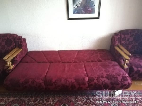 Мягкий уголок (диван + 2 кресла) объявление Продам уменьшенное изображение 