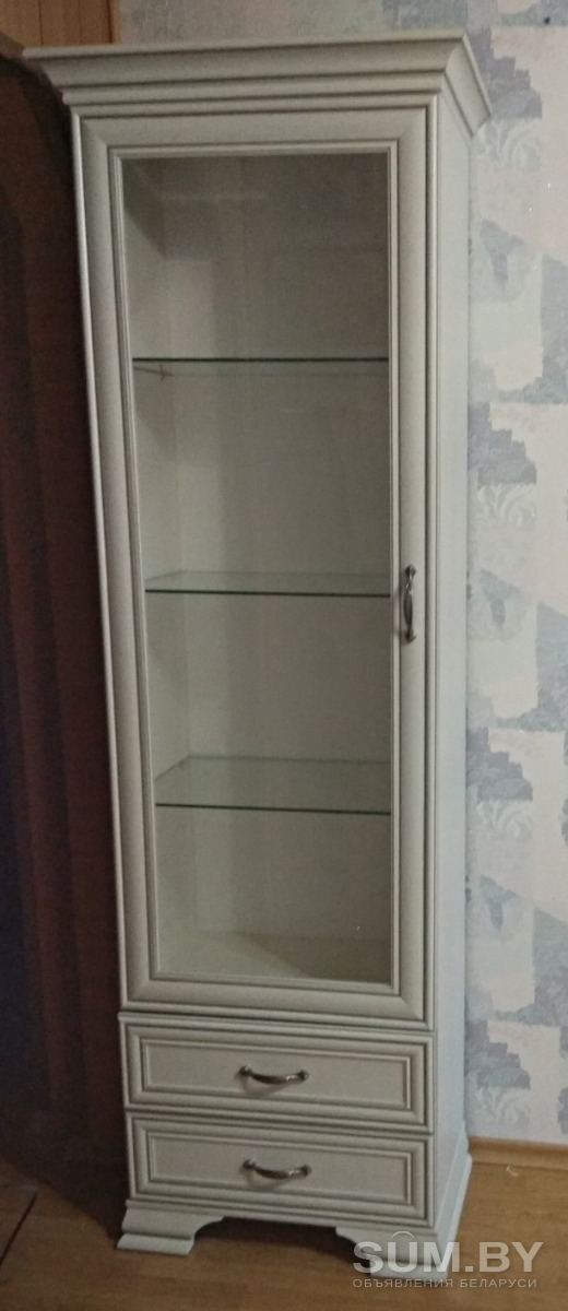 Шкаф с витриной Tiffany (вудлайн-кремовый) объявление Продам уменьшенное изображение 