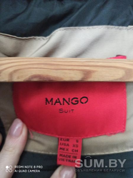 Пальто mango женское xs объявление Продам уменьшенное изображение 