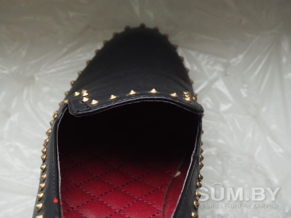 Туфли черные с шипами Enjoi'n объявление Продам уменьшенное изображение 