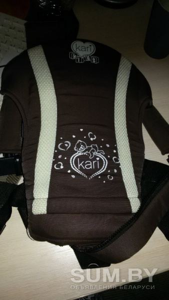Рюкзак-кенгуру для малыша Kari kids (до 12 кг) объявление Продам уменьшенное изображение 
