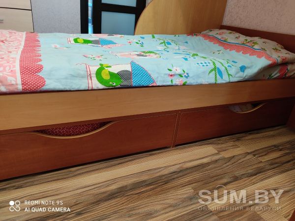 Двухъярусная детская кровать объявление Продам уменьшенное изображение 
