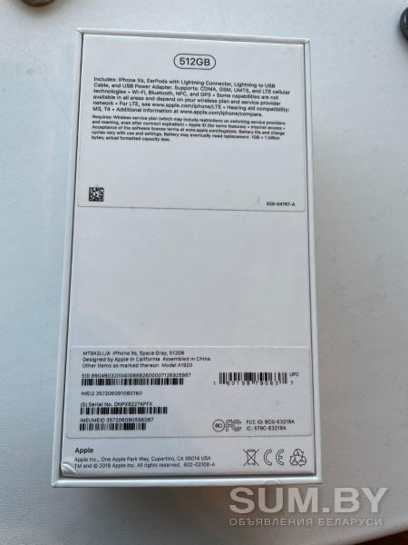 IPhone XS 512GB Space Gray объявление Продам уменьшенное изображение 