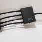 Кабель OTG. micro-USB -- 3-USB + вход на зарядное объявление Продам уменьшенное изображение 2