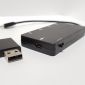 Кабель OTG. micro-USB -- 4-USB + вход на зарядное объявление Продам уменьшенное изображение 2
