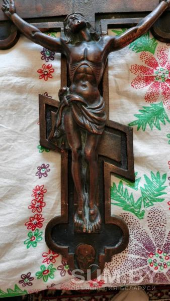 Крест (распятие), литьё. 69х42 см объявление Продам уменьшенное изображение 