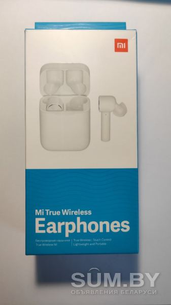 Беспроводные наушники XIAOMI MI TRUE WIRELESS EARPHONES (TWSEJ01JY) объявление Продам уменьшенное изображение 