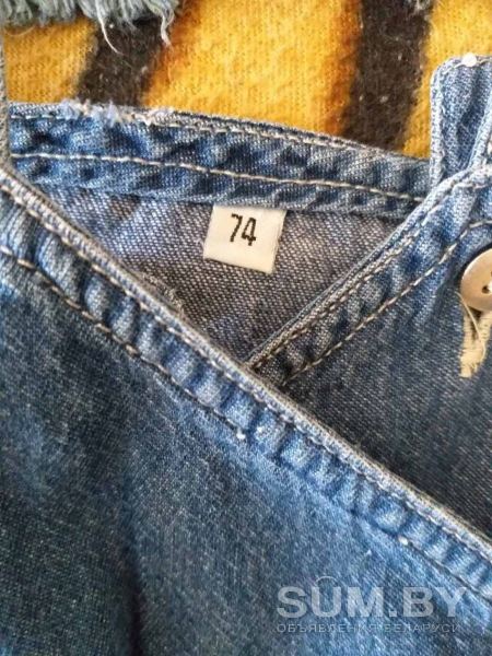 Сарафаны джинсовые, на 8-12месяцев объявление Продам уменьшенное изображение 