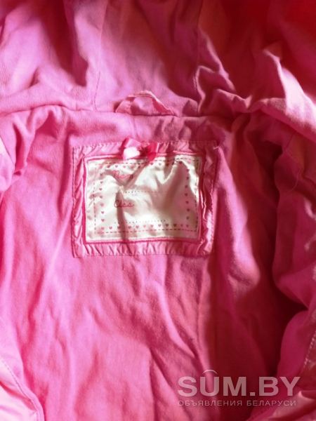 Куртка розовая весна-осень, на 1.5-2.5г, б.у объявление Продам уменьшенное изображение 