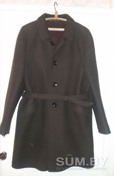 Пальто мужское коричневое из 60х годов, б.у, р.50-52 объявление Продам уменьшенное изображение 
