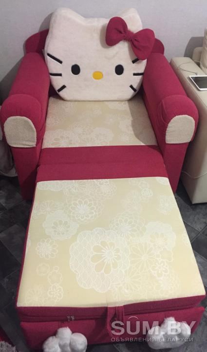 Детское кресло-кровать Hello Kitty объявление Продам уменьшенное изображение 