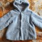 Кофта-курточка голубая плюшевая на 4-6мес, рост 68 объявление Продам уменьшенное изображение 1