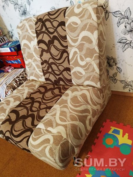 Продам кресло-кровать+банкетка в идеальном состоянии объявление Продам уменьшенное изображение 