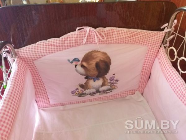 Детская кроватка деревянная, б.у-Каменецкий район объявление Продам уменьшенное изображение 