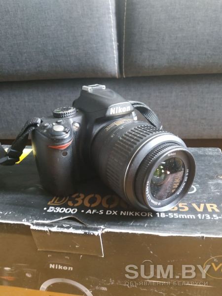 Зеркальный фотоаппарат Nikon D3000 Kit 18-105mm VR объявление Продам уменьшенное изображение 