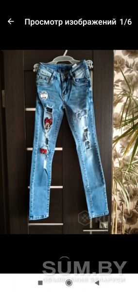 Продам стильные джинсы на девочку объявление Продам уменьшенное изображение 