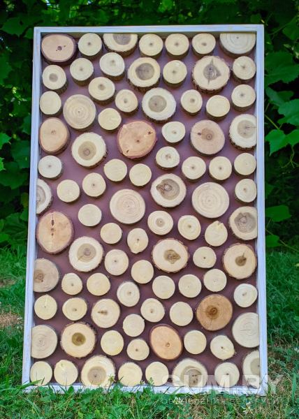 Декоративное панно из спилов дерева объявление Продам уменьшенное изображение 