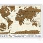 Скретч-карта Мира 85 х 60 см подарочная в тубусе объявление Продам уменьшенное изображение 1