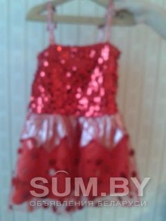 Праздничное платье для девочки б/у мало объявление Продам уменьшенное изображение 