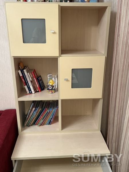 Продам 2 шкафа в детскую комнату (цвет унисекс - кремовый + салатовый) объявление Продам уменьшенное изображение 