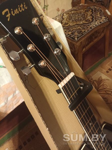 Каподастр зажим струн для гитары пластик с накладкой объявление Продам уменьшенное изображение 