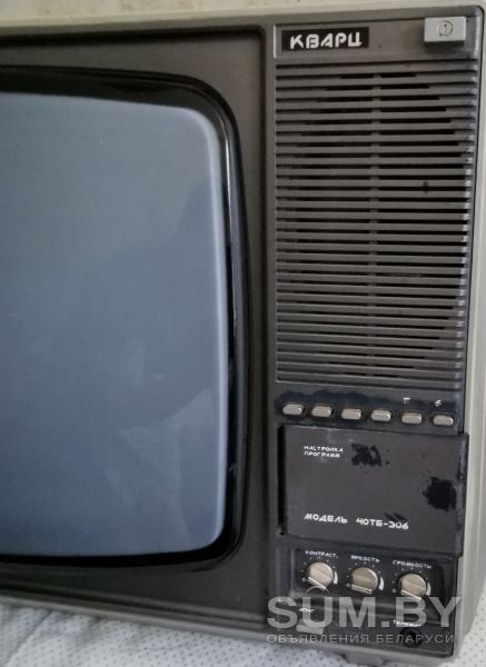 Телевизор СССР черно-белый Кварц 40ТБ-306 объявление Продам уменьшенное изображение 
