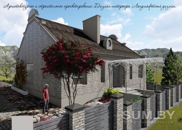 Проект дома с клинкерным фасадом в деревне Крылово, заказать проект объявление Услуга уменьшенное изображение 