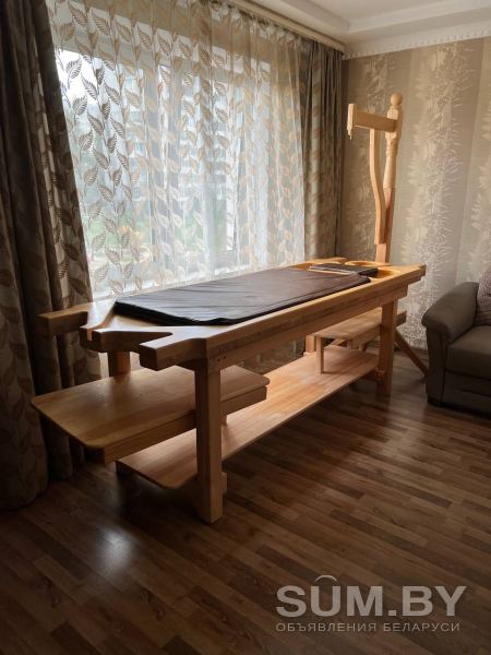 Аюрведический стол для массажа Дхара Пати из кедра объявление Продам уменьшенное изображение 