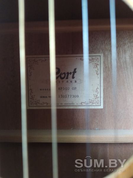 Акустическая гитара Cort AF510 OP объявление Продам уменьшенное изображение 