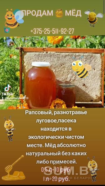 Продам мёд