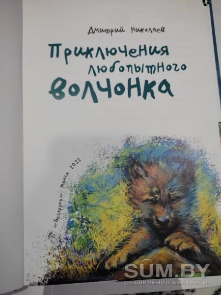 Детская книга Приключения любопытного волчонка объявление Продам уменьшенное изображение 