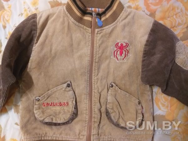 Куртка вельветовая на мальчика 2-3года, б.у, как новая объявление Продам уменьшенное изображение 
