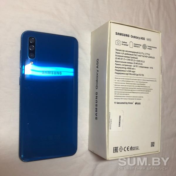 Телефон Samsung Galaxy A50 4/64Gb объявление Продам уменьшенное изображение 