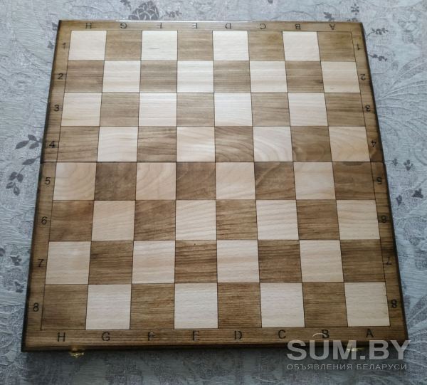 Нарды + шахматы из натурального дерева ручной работы 50 Х 50 см объявление Продам уменьшенное изображение 