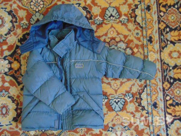 Куртка зимняя на мальчика утеплённая рост 104, Б/У, 25 руб хорошее состояние объявление Продам уменьшенное изображение 