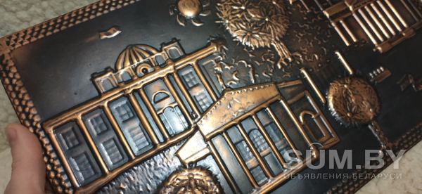 Чеканка Гомельский дворцово-парковый ансамбль 24х40см объявление Продам уменьшенное изображение 