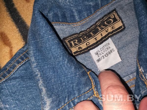 Куртка джинсовая, р.92-98-2шт объявление Продам уменьшенное изображение 